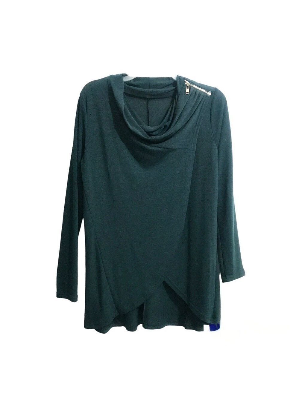 APRICOT Long Sleeve Cowl Neck Crossover Long Sleeve Tunic